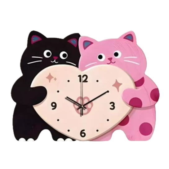 셔니엘 귀여운 무소음 벽시계 인테리어 거실 카페 벽걸이시계 22,800원