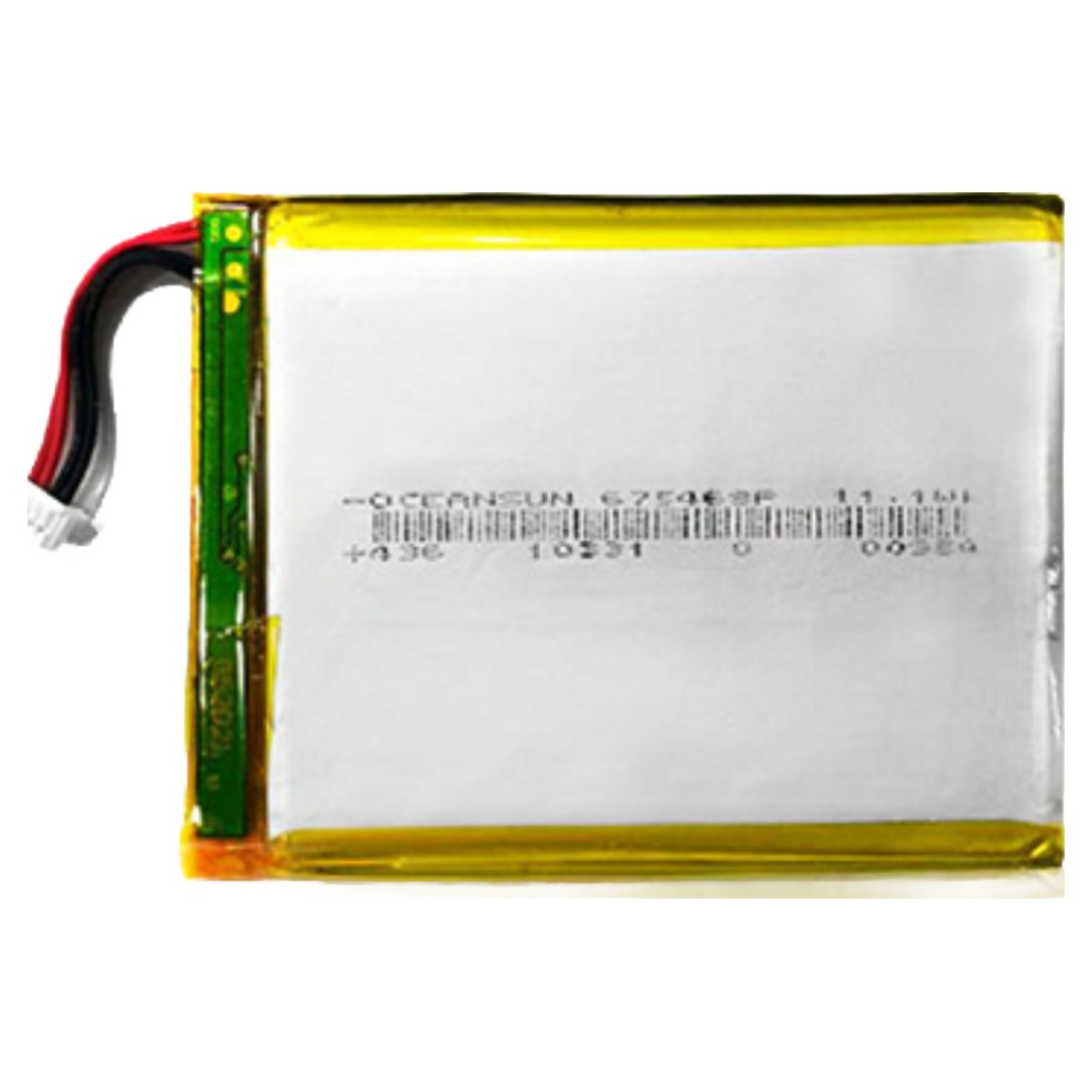 OCEANSUN 리튬폴리머 675468 3.7V 3000mAh, 1개, 1개입 11,810원