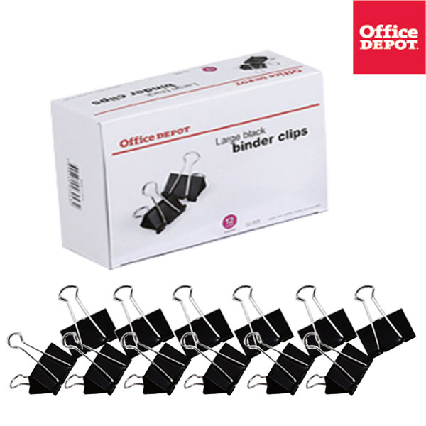 OD 블랙 더블클립 바인더크립, 1갑, 특대51mm 2,700원