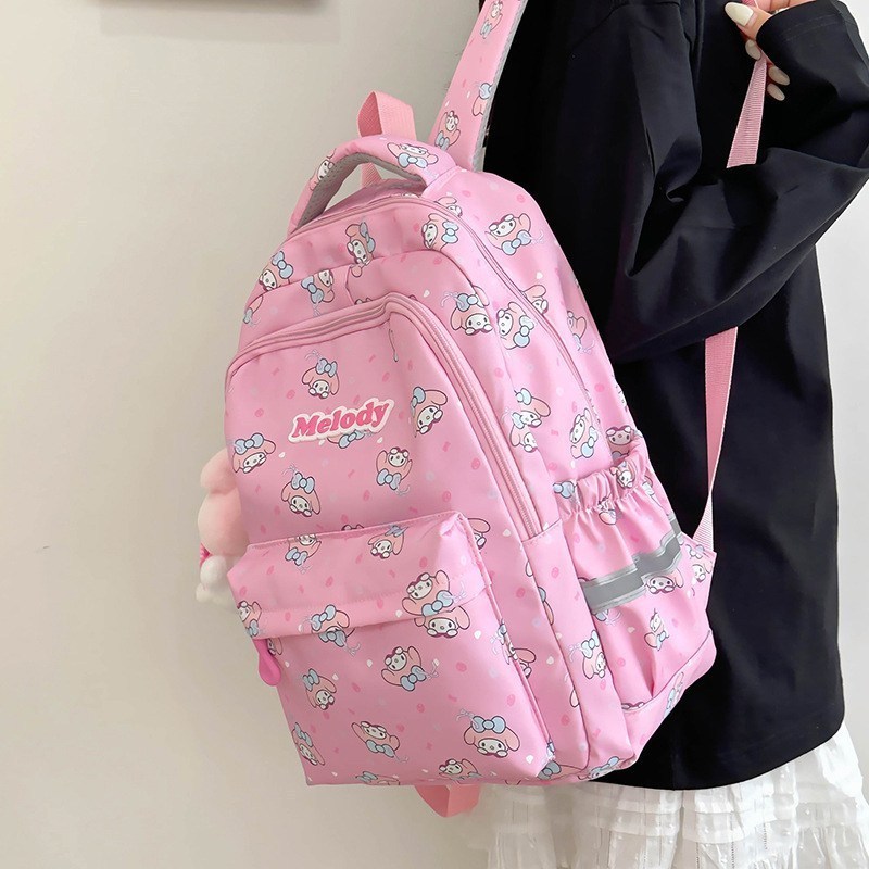 산리오 캐릭터 대용량 백팩 캐주얼 책가방 소풍 배낭 가방 인형 키링 증정 23,900원