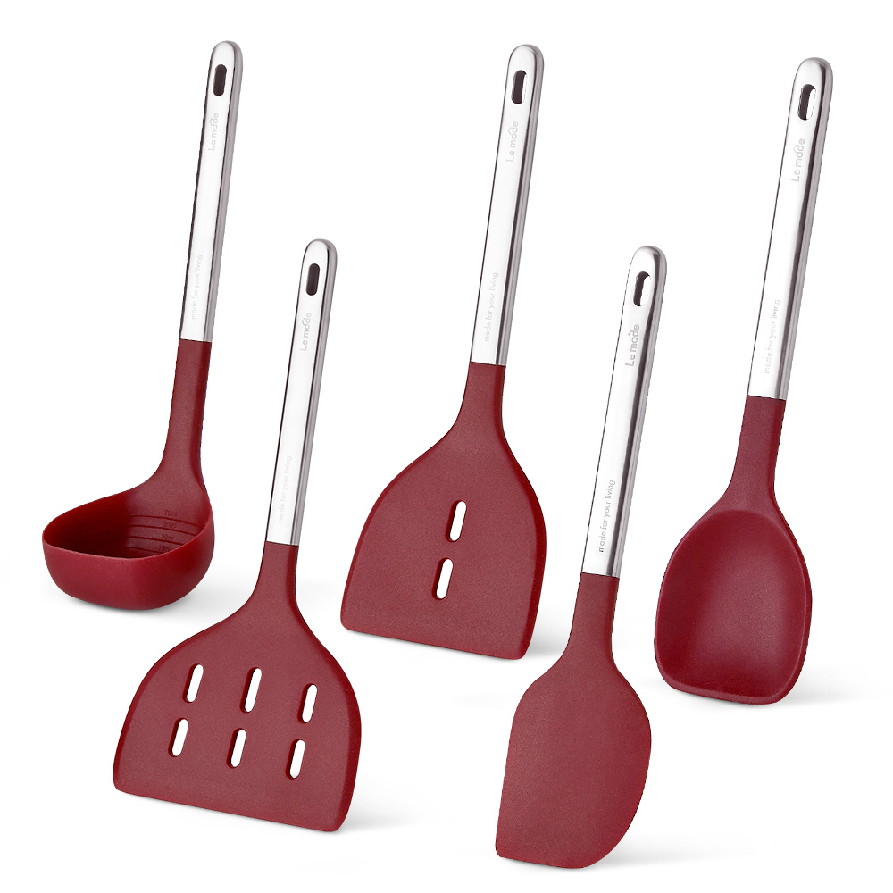 르메이드 에센셜 스텐 304 실리콘 조리도구 5종 세트 55,900원