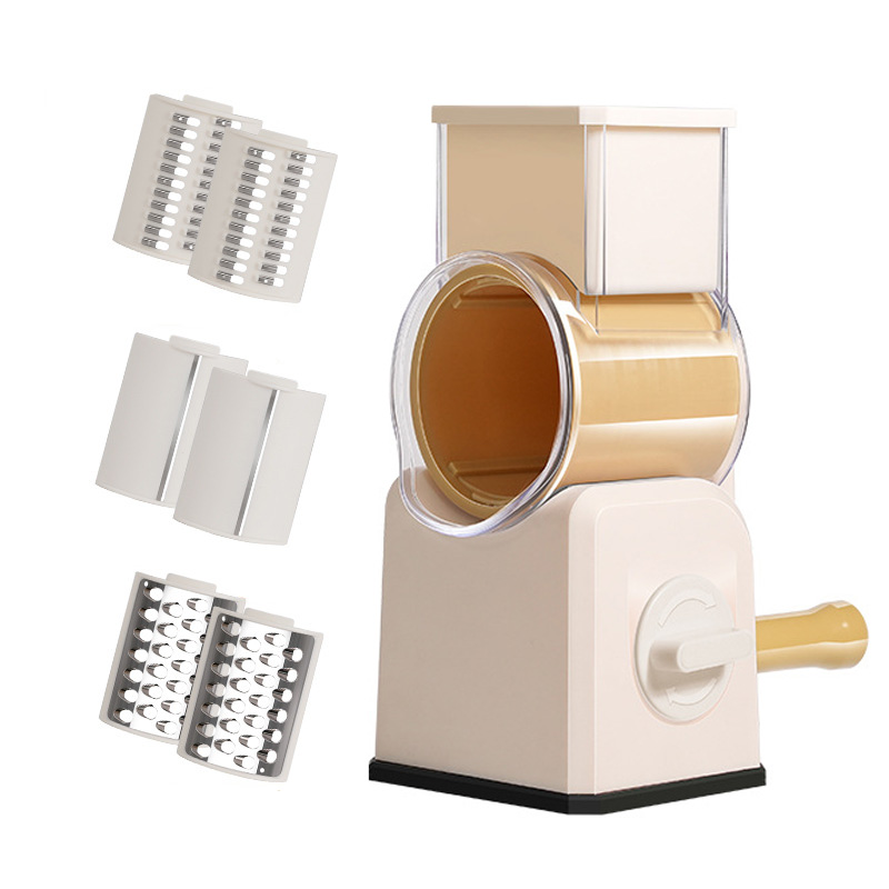 HA.M 만능채칼 돌돌이 드럼통 안전 멀티슬라이서 야채 다지기 손질 조리 도구 세트 (3종 칼날) 17,800원