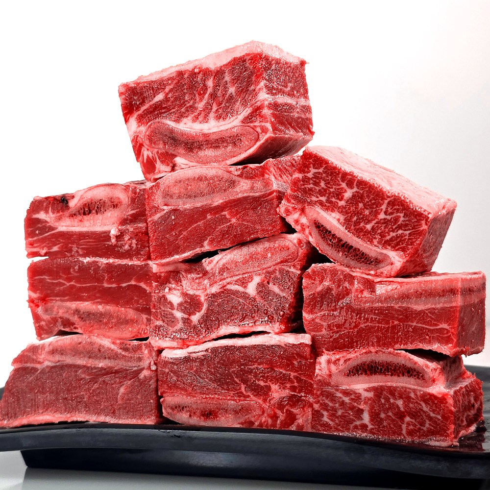 수입산 부드러운 송아지 일반갈비 어린 소갈비 3-5cm절단 갈비찜 갈비탕용 1kg+1kg 총 2kg, 2kg, 1개 48,000원