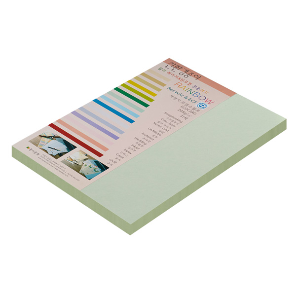 종이문화 친환경색지 레인보우카드 No.13 에메랄드 13,390원