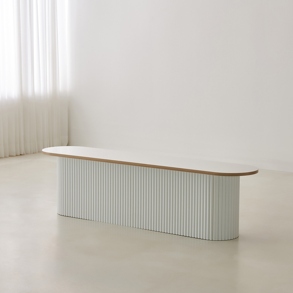 이노센트 순수한 템바보드 식탁 벤치 1200 i104400, 화이트, 1개 129,000원