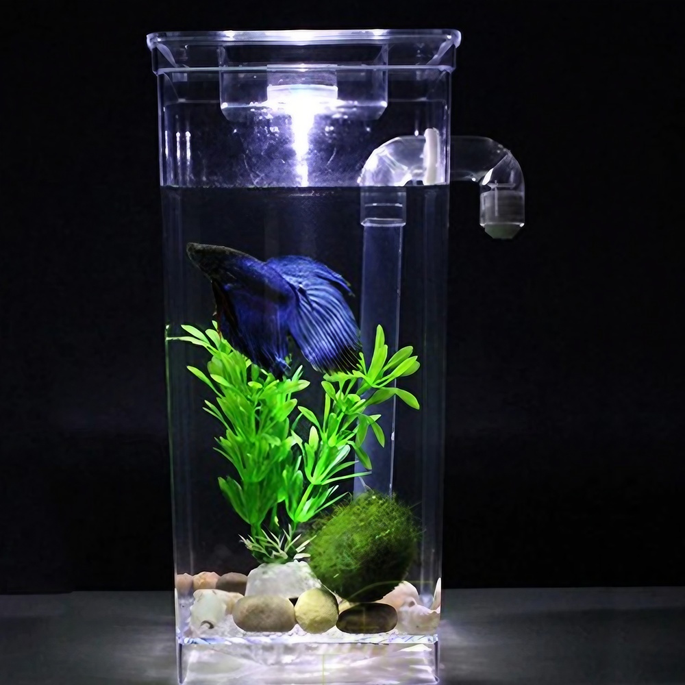 밸류마인드 미니 아크릴 어항세트 자동순환청소 물고기 키우기 20,500원