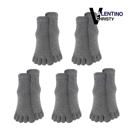 양말조아 발렌티노크리스티 면100 흡습 소취가 뛰어난 기능성 남자 발가락양말 단목/중목/장목-5켤레 16,900원