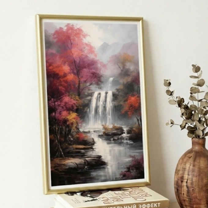 UV 아크릴 인쇄기법 수채화 NO9, 골드 39,900원