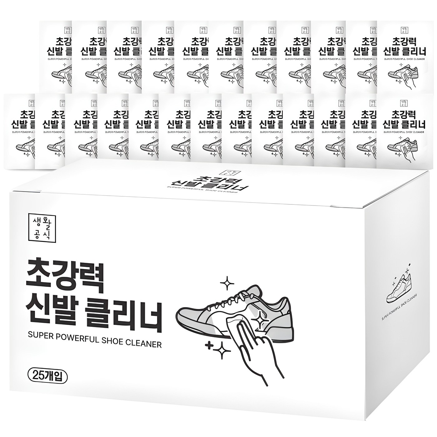 생활공식 초강력 신발클리너 25p 5,500원