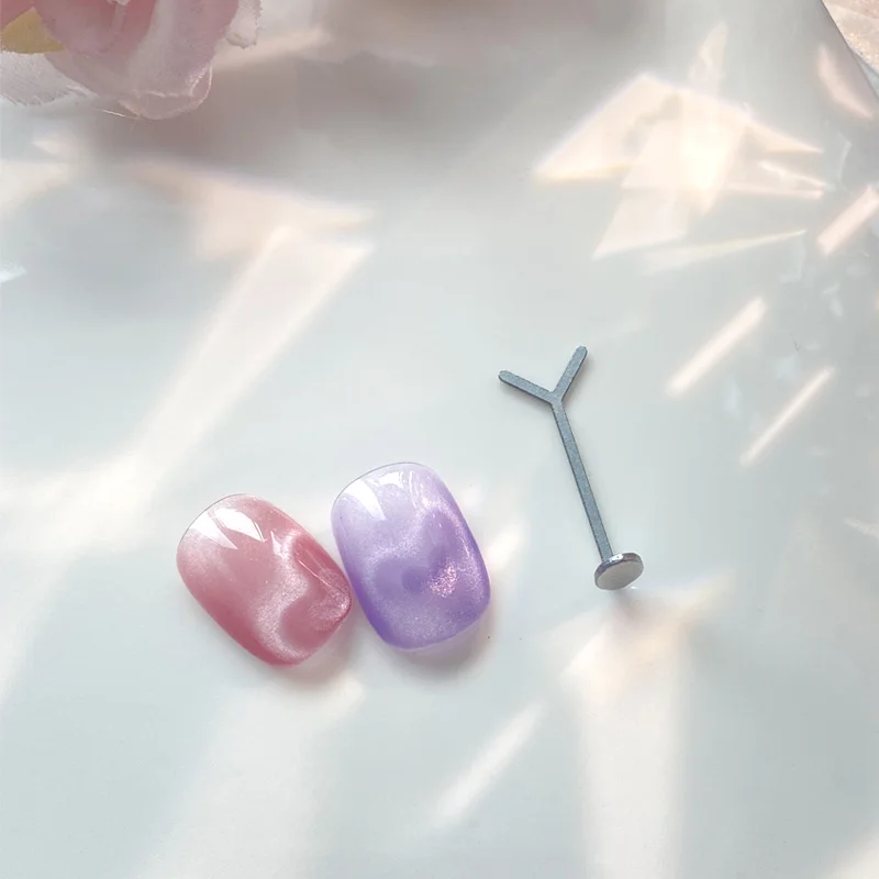 TSZS 1개 러블리 토끼 디자인 캣아이 젤 폴리쉬 마그넷 다기능 Y자형 네일 아트 도구 (마그네틱 폴리쉬 효 5,700원