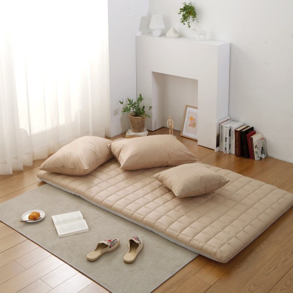 애프터식스 국산 순면 플레인 누빔요커버+허브요솜 5cm 세트/바닥 매트 요세트 S D Q 3color 65,820원