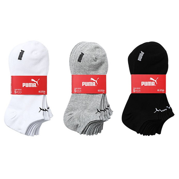 푸마 스니커즈 스포츠 캐주얼 발목양말 5족번들 11,900원