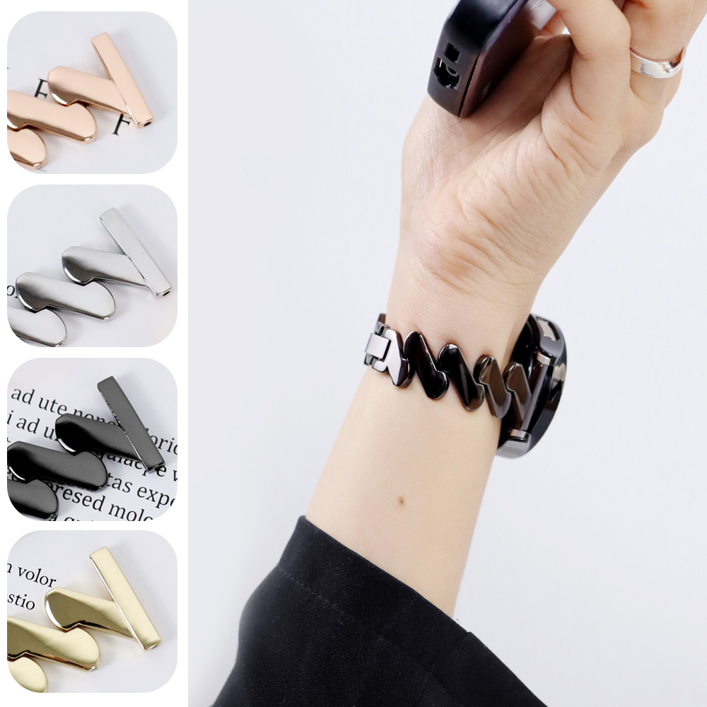 오르몽트 갤럭시워치 스트랩 지그재그 브레이슬릿 메탈, 블랙, 1개 17,800원