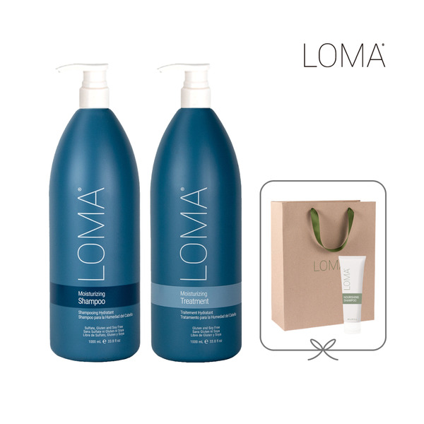 [로마] [본사직영★빠른배송] 모이스처라이징 샴푸+트리트먼트 1L 세트+샴푸 88ML+쇼핑백 98,000원