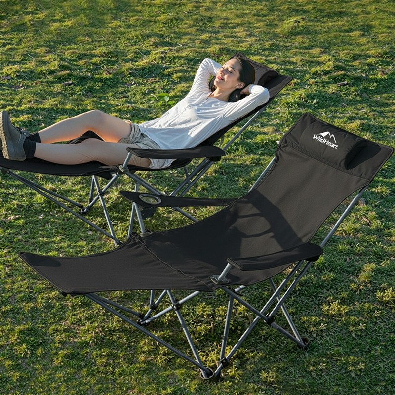 WildHeart 캠핑 4단 각도조절 캠핑의자 초경량 발받침대 사무실 차박용 리클라이너 야외 캠핑용품 27,900원