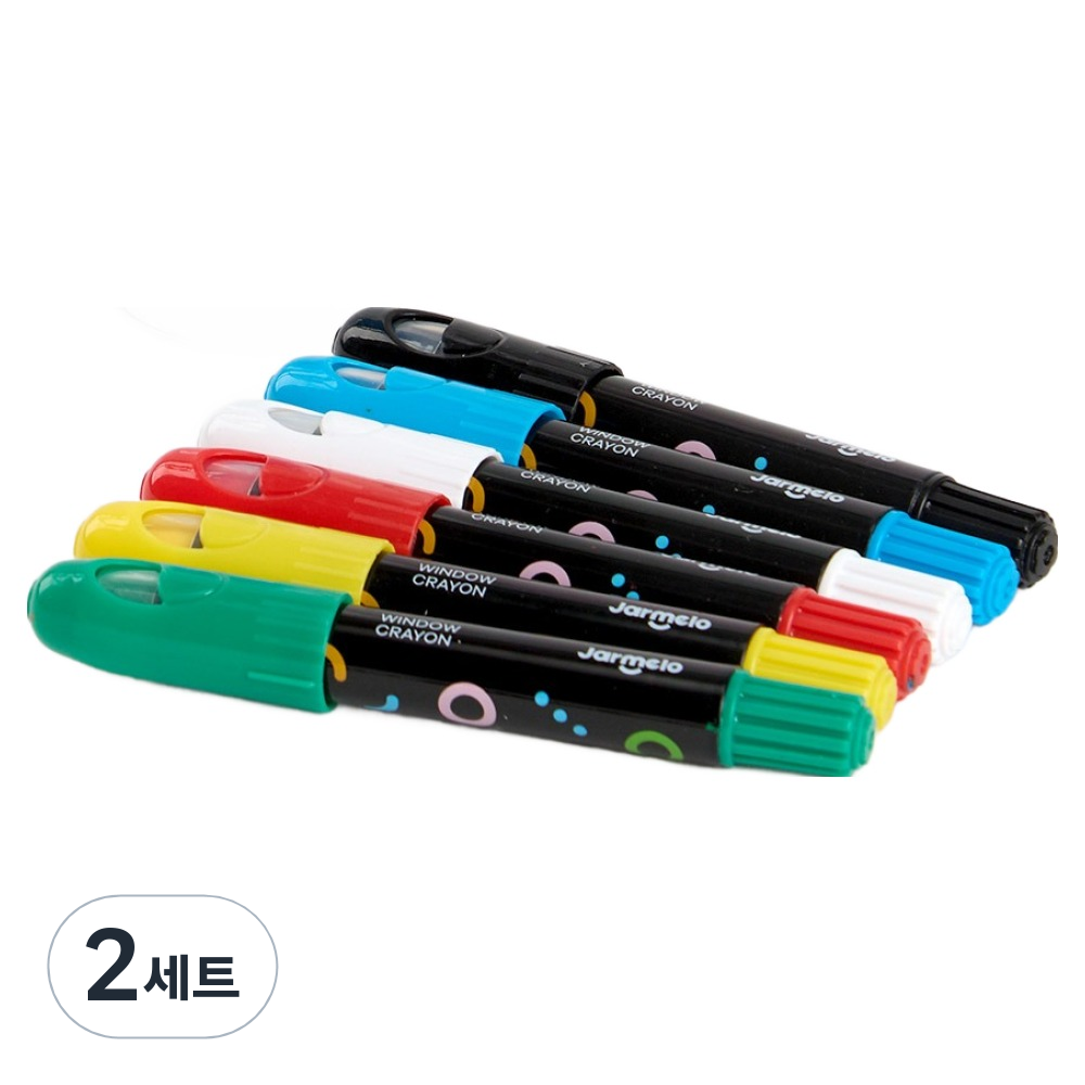 리틀호안미로 유리 크레용 6종 세트, 2세트, 6색 28,600원