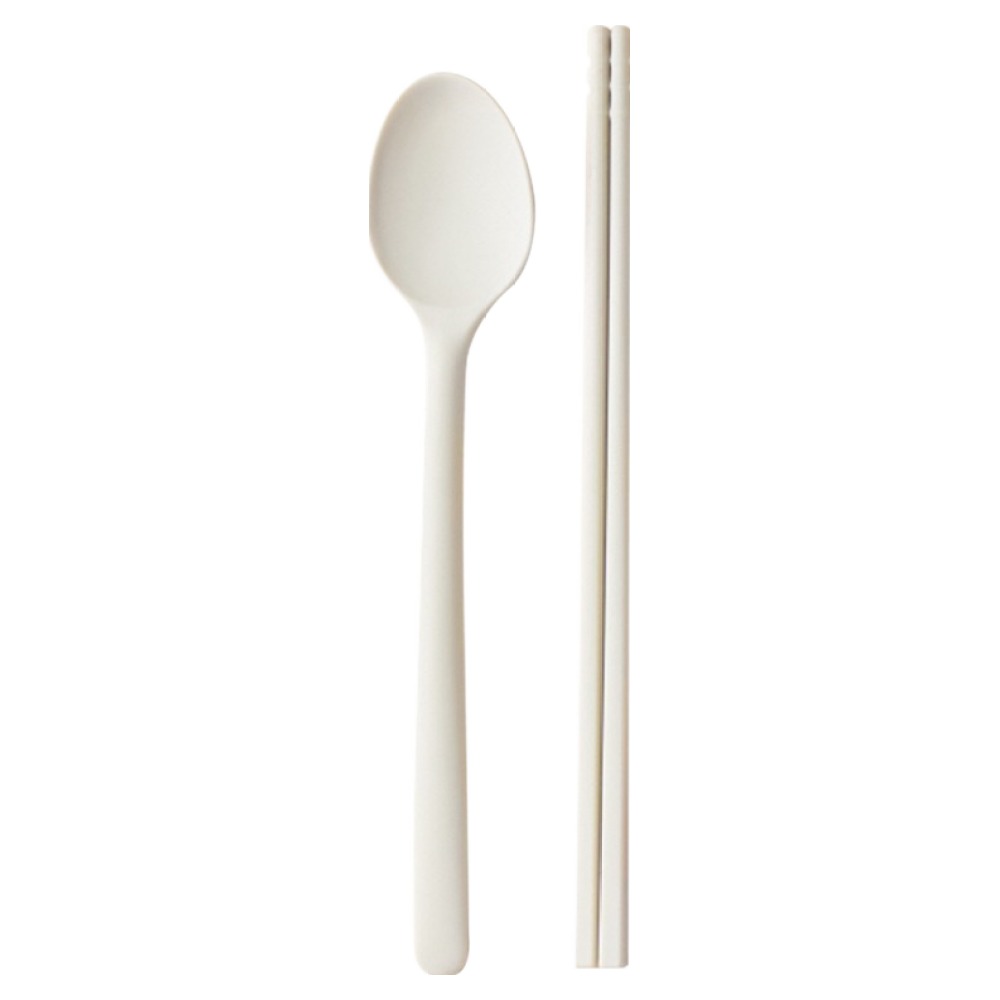실리팟 실리콘 수저세트, 아이보리, 1세트, 숟가락 + 젓가락 10,200원