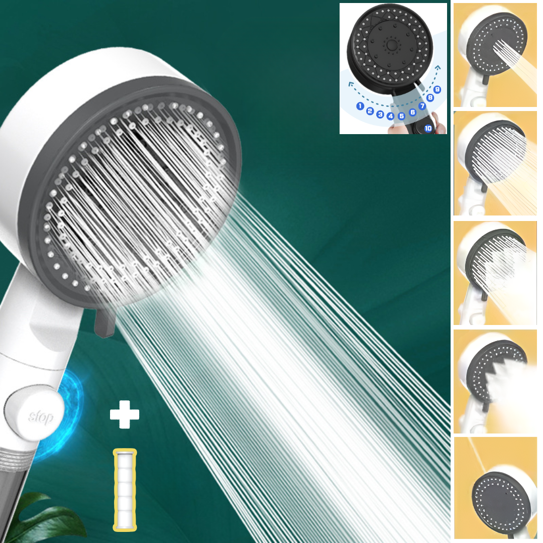 브이럽스 수압 필터 샤워기 헤드 8,800원