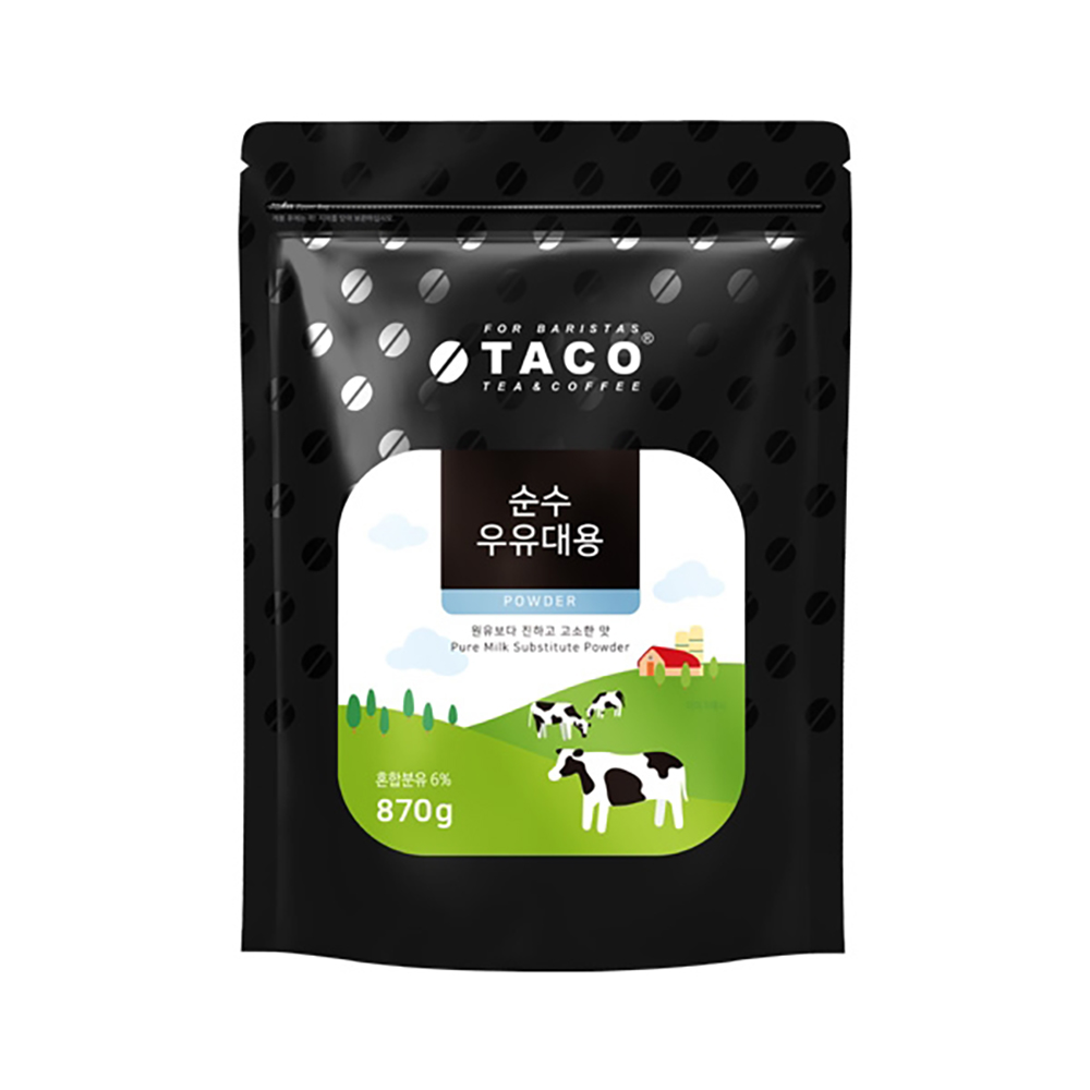 타코 순수 우유대용 파우더 870g 1박스 12개 120,900원