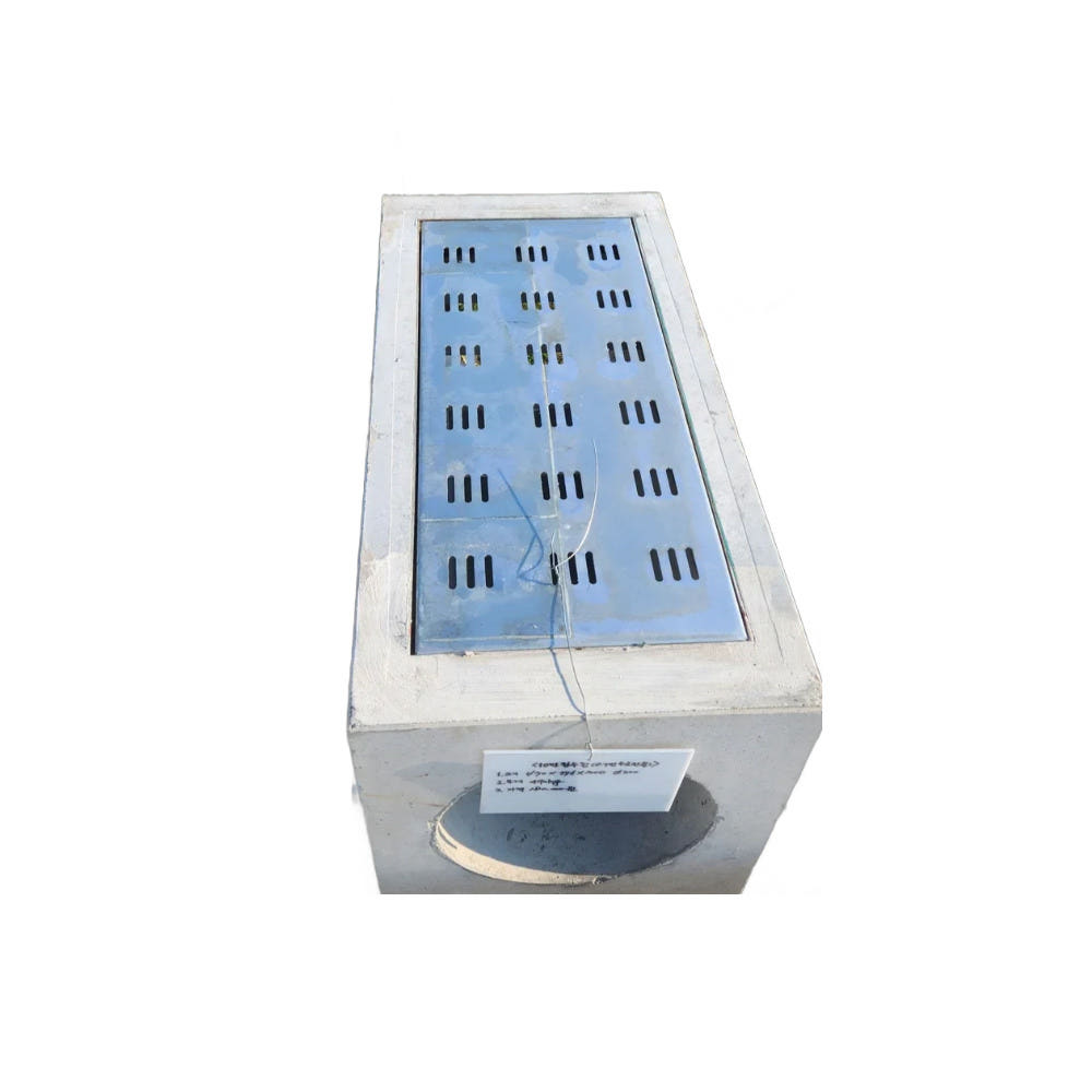 집수정 수로관용 스틸 그레이팅 배수로 덮개 우수 맨홀 470x796x1000 지름 300 180,000원