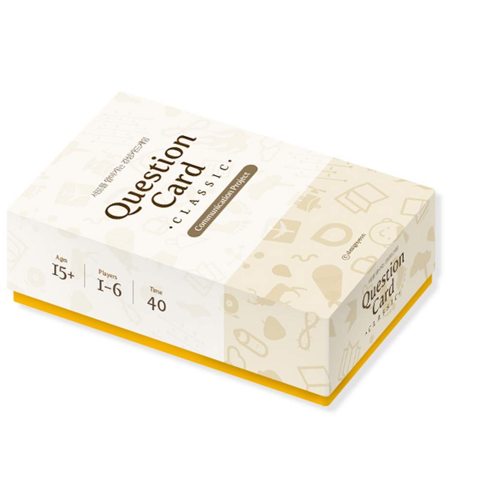 퀘스천카드 질문카드 아이스브레이킹 게임 질문 레크레이션, 1개 13,000원