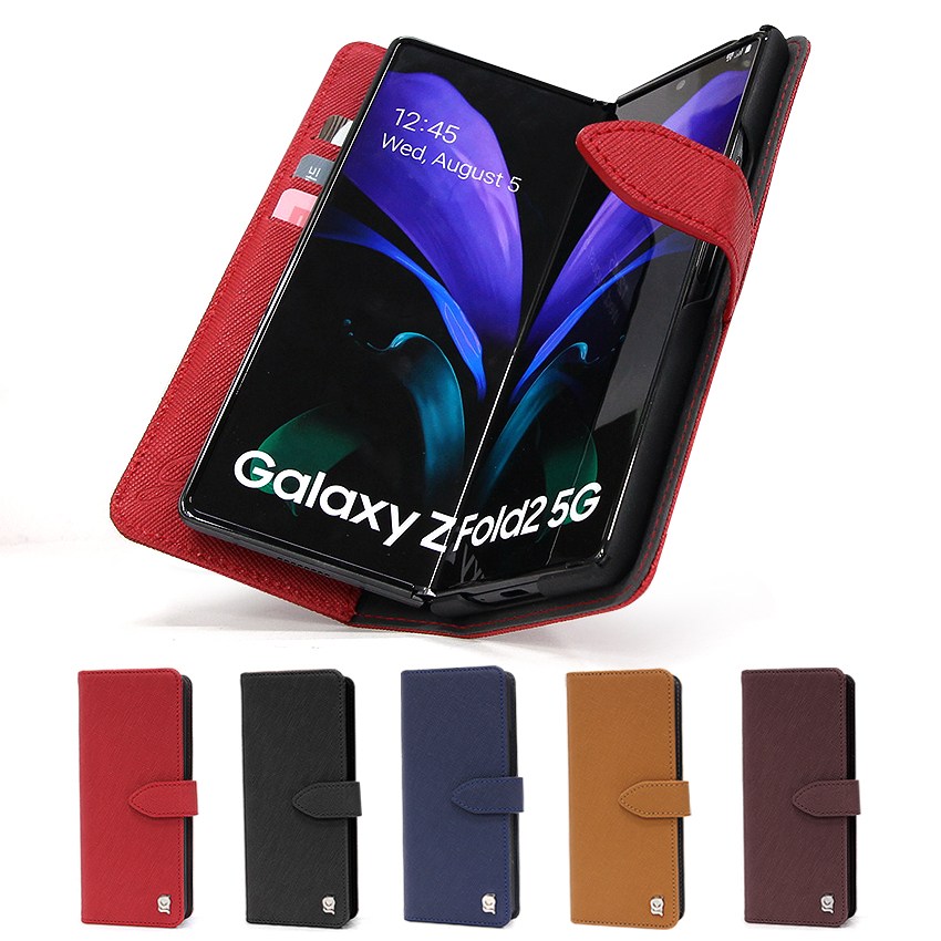 카투소 프라디에 사피아노 갤럭시 폴드 갤럭시 Z 폴드2 F907N F916 접이식카드 수납 카드 분실 방지 다이어리 케이스 24,900원