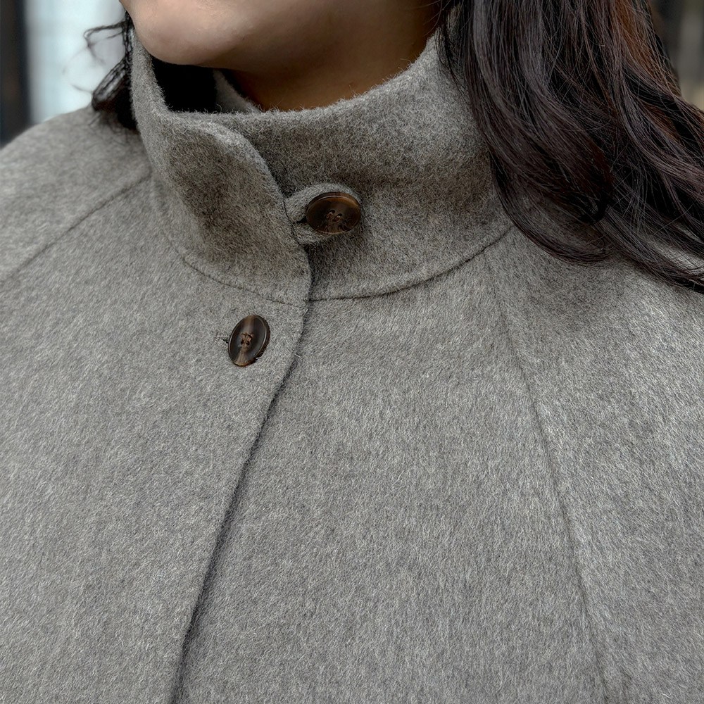 [55-110][하객룩] 울100% 핸드메이드 하이넥 롱 코트 여성 빅사이즈 여자 플러스사이즈 어거스트플랜 166,900원