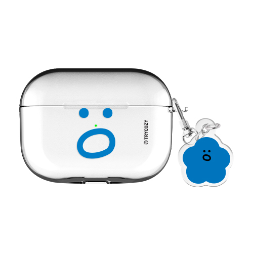 빅 와글와글 에어팟프로 / 에어팟프로2 클리어 케이스+키링 세트, 빅와글와글-블루, AirPods(3세대), 1개 15,900원