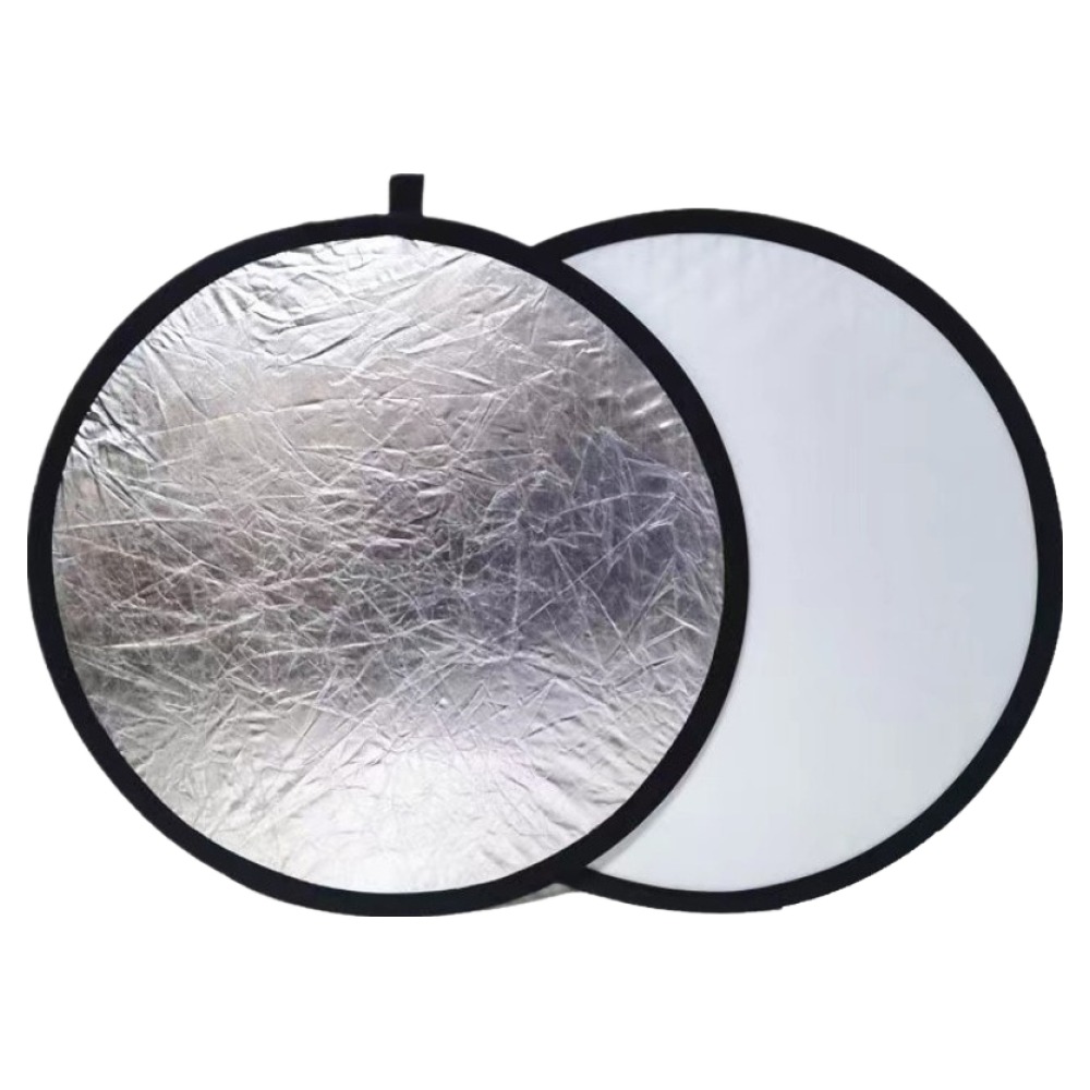 베네블 휴대용 접이식 사진 촬영 영상 반사판 2in1 실버화이트 60cm, 1개, 단일상품 6,240원