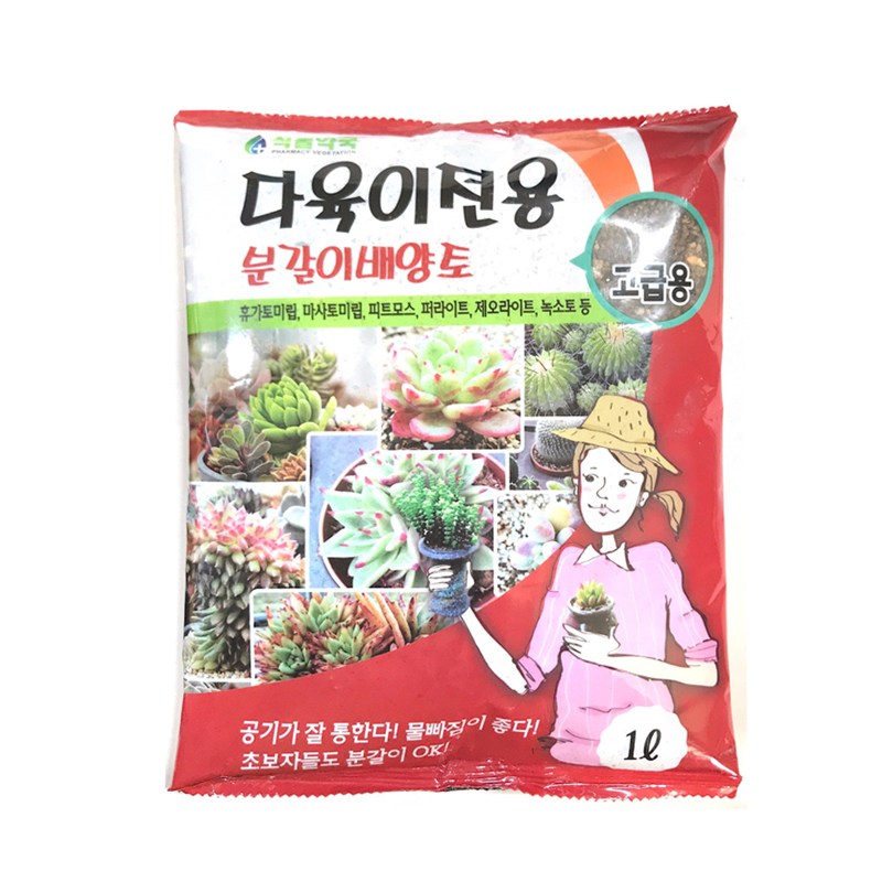 sn월드 다육이배양토 1리터, 1개, 1L 4,200원