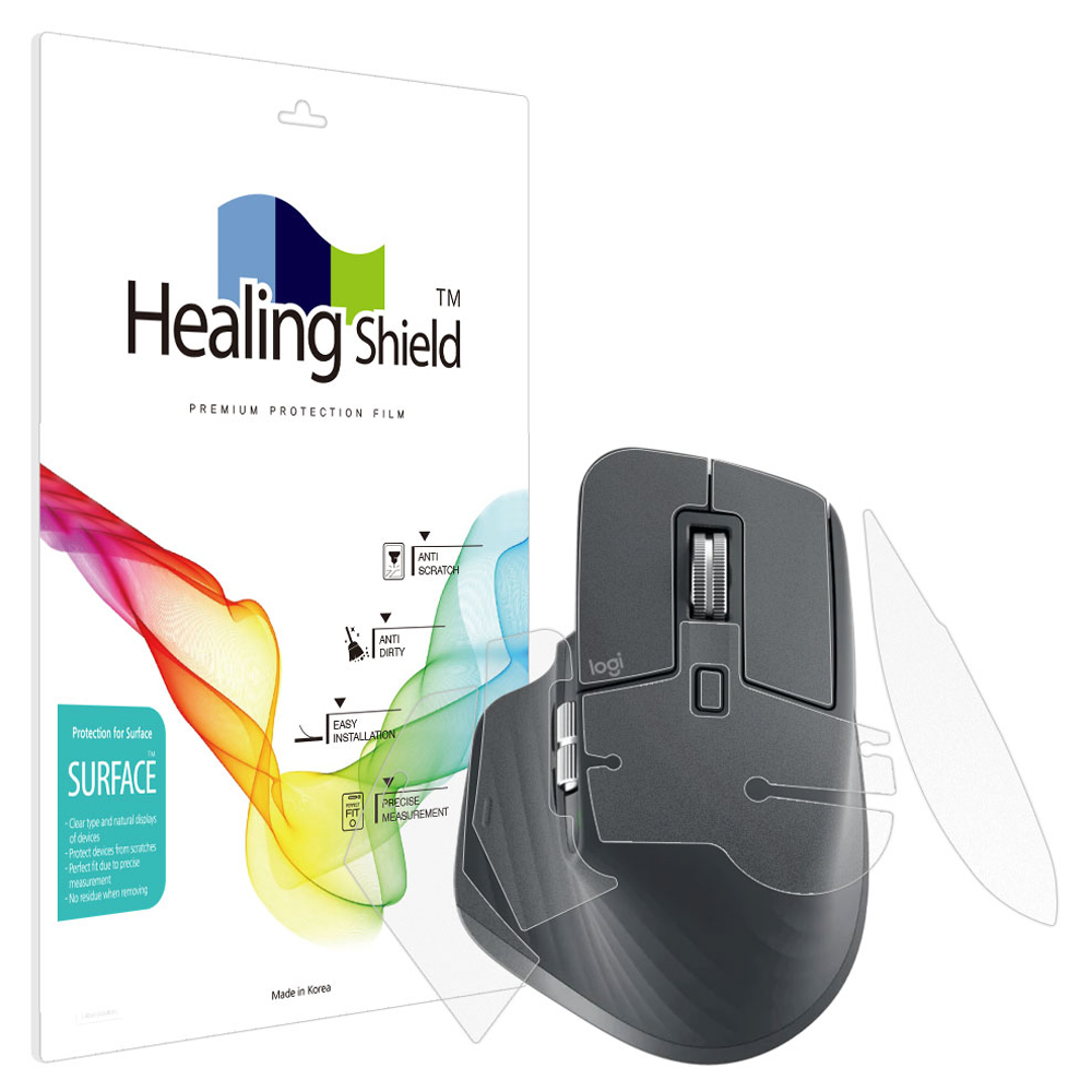 힐링쉴드 로지텍 MX 마스터 3S 무선 마우스 무광 외부 보호필름 세트, 단일상품, 단일색상 8,030원