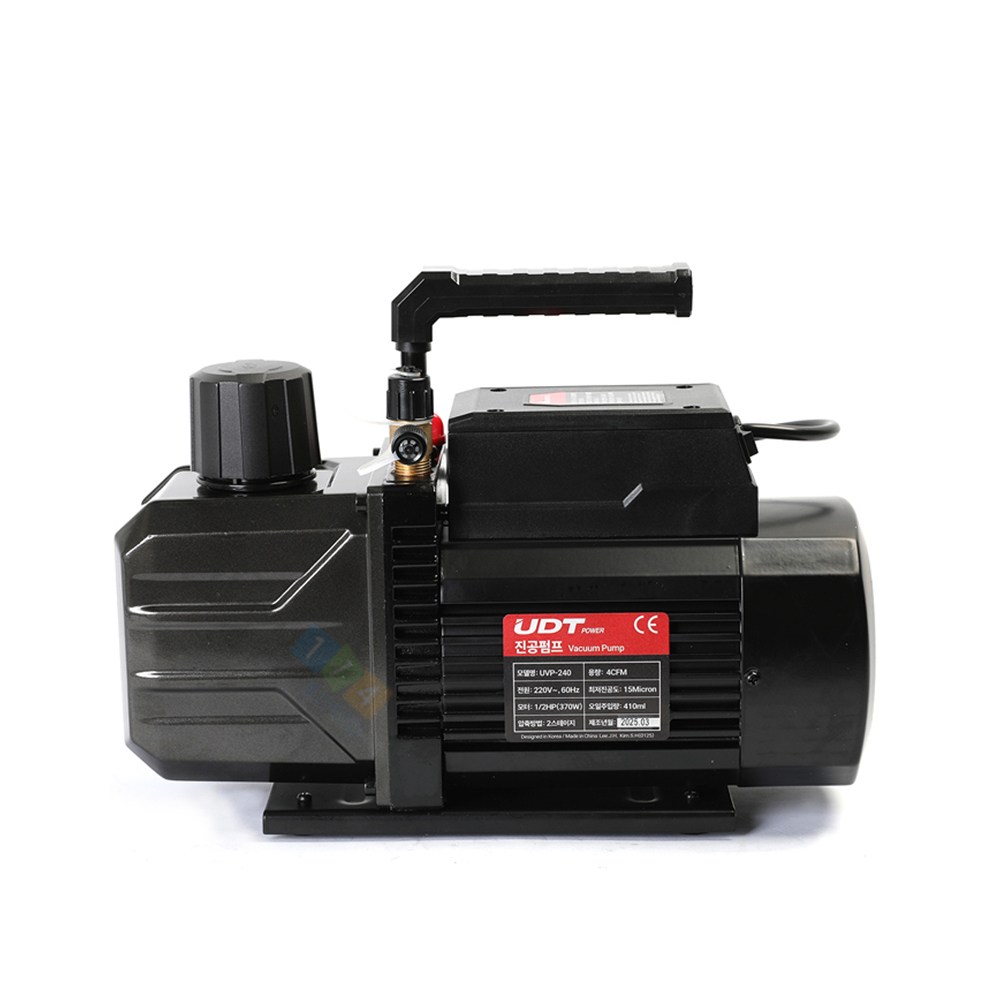UDT 진공펌프 UVP-240(4CFM) 1/2HP 2스테이지(2단) 456,000원