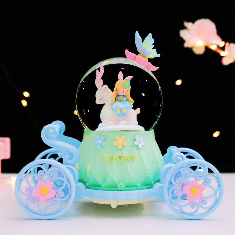 키즈브릭스 자동 눈날림 LED 오르골 회전하는 엔젤 워터볼 39,800원