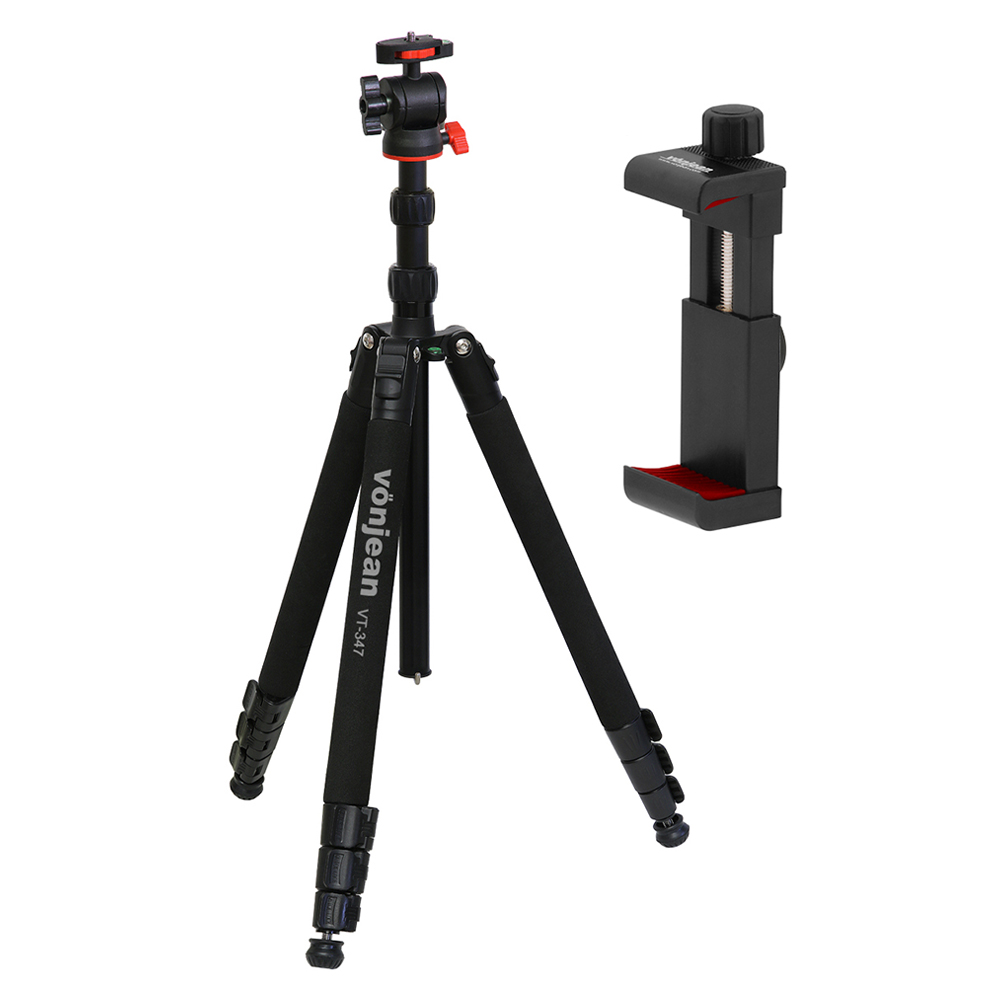 본젠 키큰 트래블러 스마트폰 삼각대 + 스마트폰 거치대, 삼각대(VT-347-TH), 스마트폰거치대(VCM-553S), 1개 63,200원