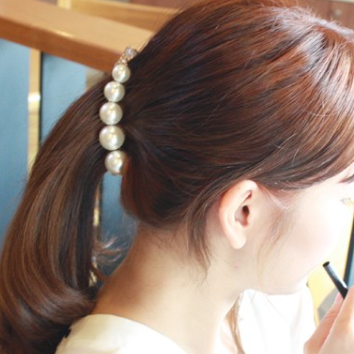 레인걸 A-6050 진주바나나핀 머리핀 헤어핀 10,000원