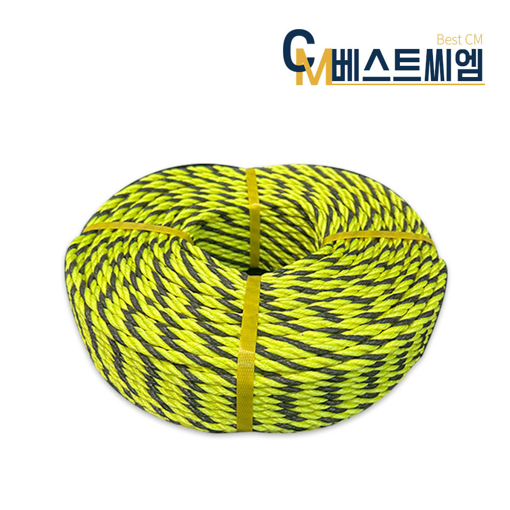 베스트 형광로프 안전로프 16mm x 100m, 형광 + 검정, 1개 91,500원