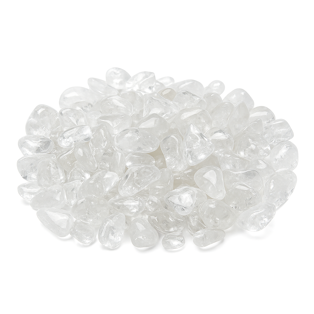 천연 백수정 자갈 투명 텀블스톤 크리스탈 클리어쿼츠 화분 어항 500g, 0.5kg, 1개 17,000원
