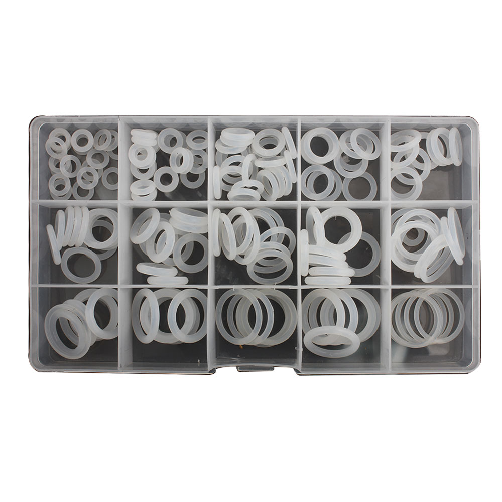 야토 실리콘 오링세트 화이트 투명 155개 내열 고무 O 내유성 내마모, 1세트 5,350원