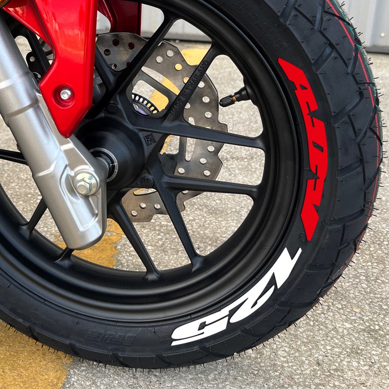 그리븐 2세대 혼다 ADV125 150 350 전용 타이어 휠 레터링 스티커 데칼, 1개 7,400원