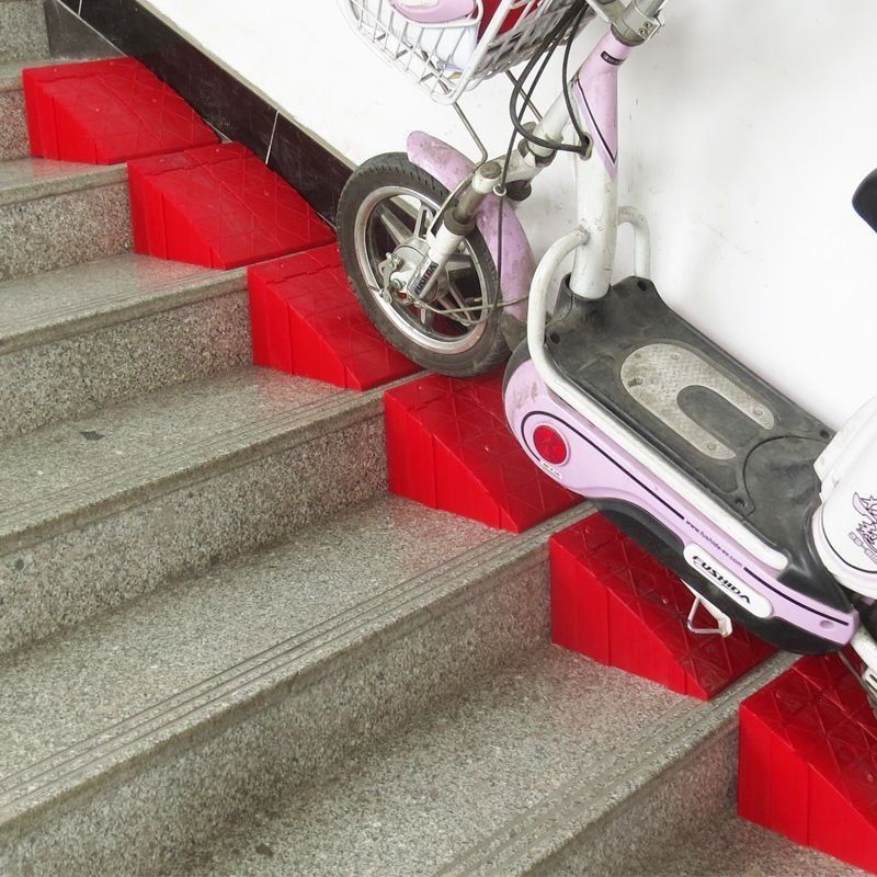 계단 경사판 오르막 플라스틱 패드 경사로 받침대 자전거 오름판 휠체어 10,500원