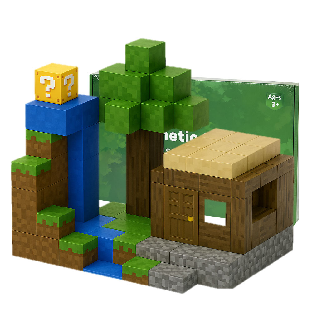 마크 자석 블럭 광산 마그네틱 큐브 피규어 초등 장난감 교구, 1개 33,700원