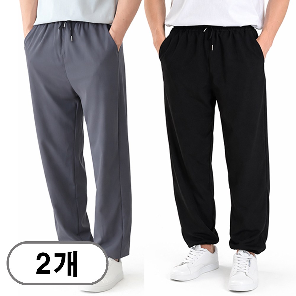 1+1 차쿠 남성 여름 바지 조거팬츠 여름 쿨바지 트레이닝팬츠 23,800원
