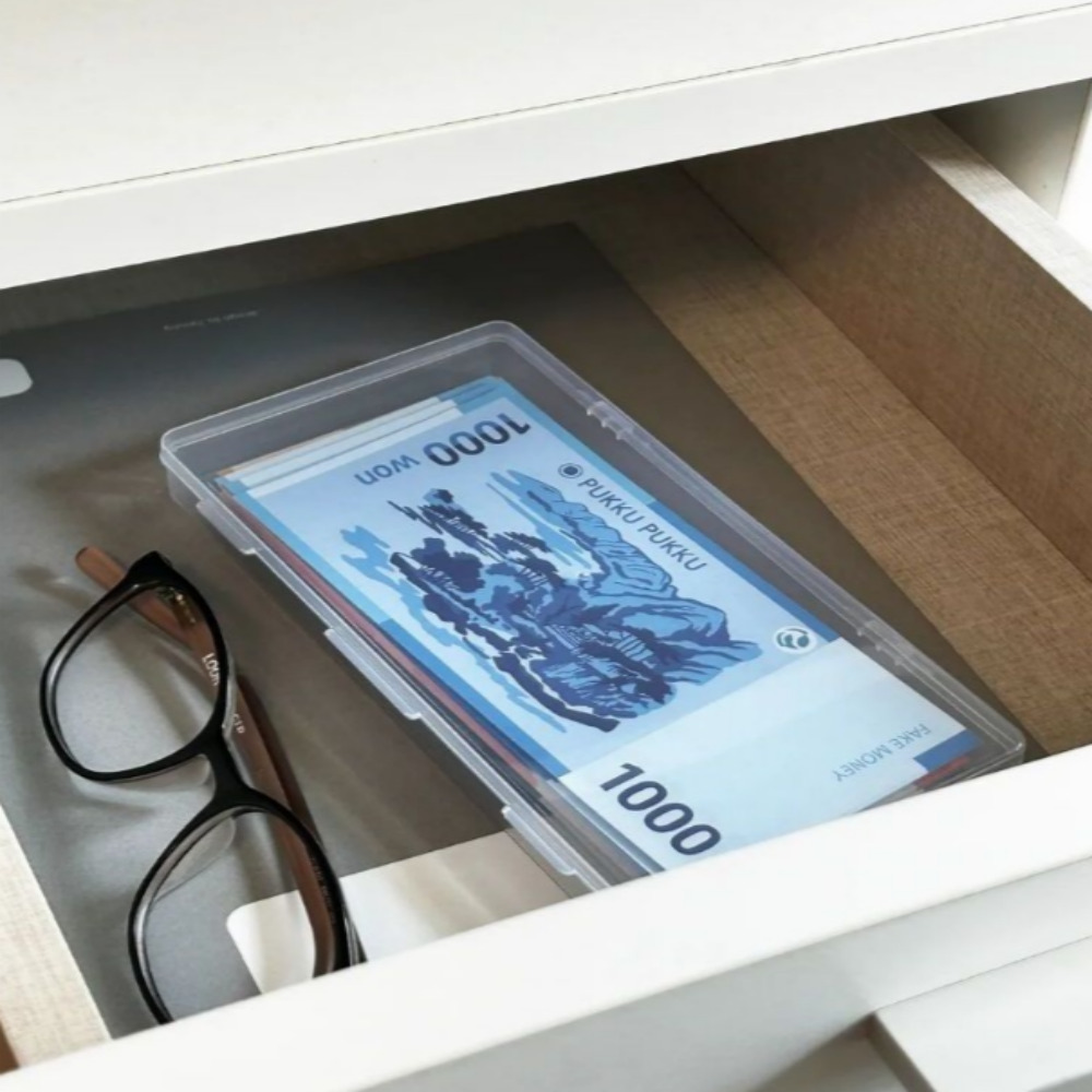 지폐 케이스 보관 정리 수납, 2세트, 투명 9,800원