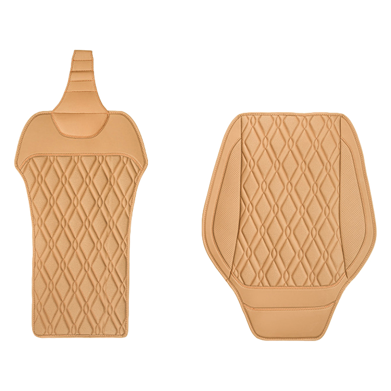 리버폭스 차량용 시트커버 레귤러 퀼팅 PU 가죽방석 + 등쿠션 세트 61,830원