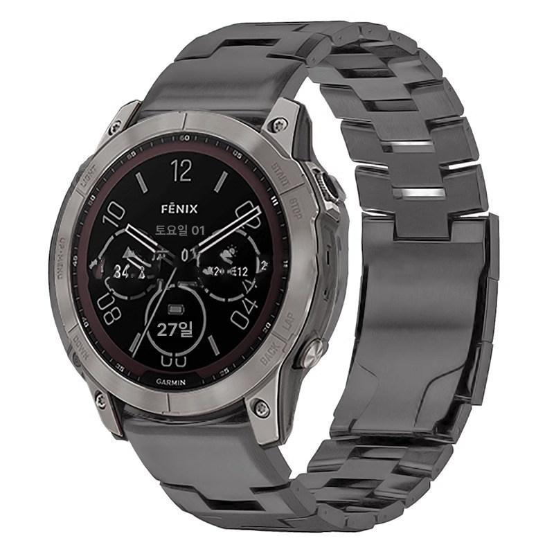 가민 피닉스8 호환 메탈 스트랩 티타늄 스틸 밴드 67,300원