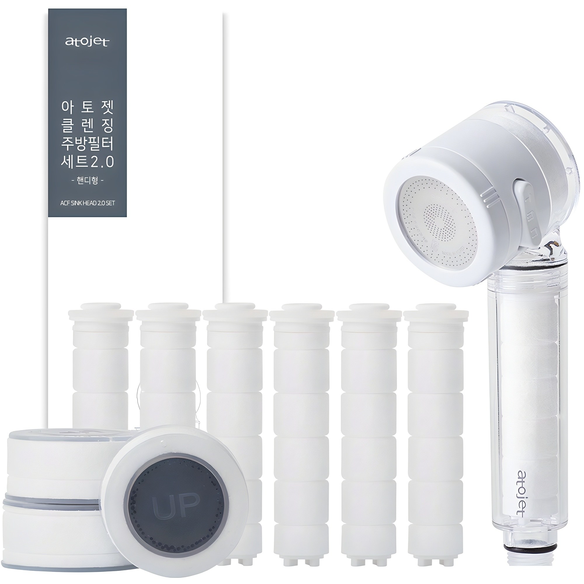 아토젯 클렌징 주방 핸디형 + 헤드필터 3p + 바디필터 6p 세트 35,800원