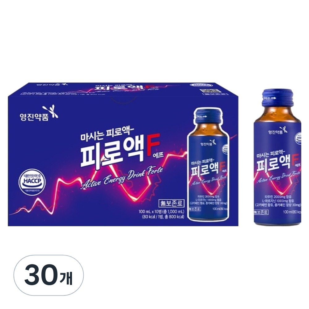 영진약품 피로액 F, 30개, 100ml 20,910원