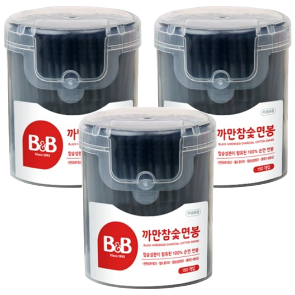 비앤비 까만참숯 유아면봉 8,590원