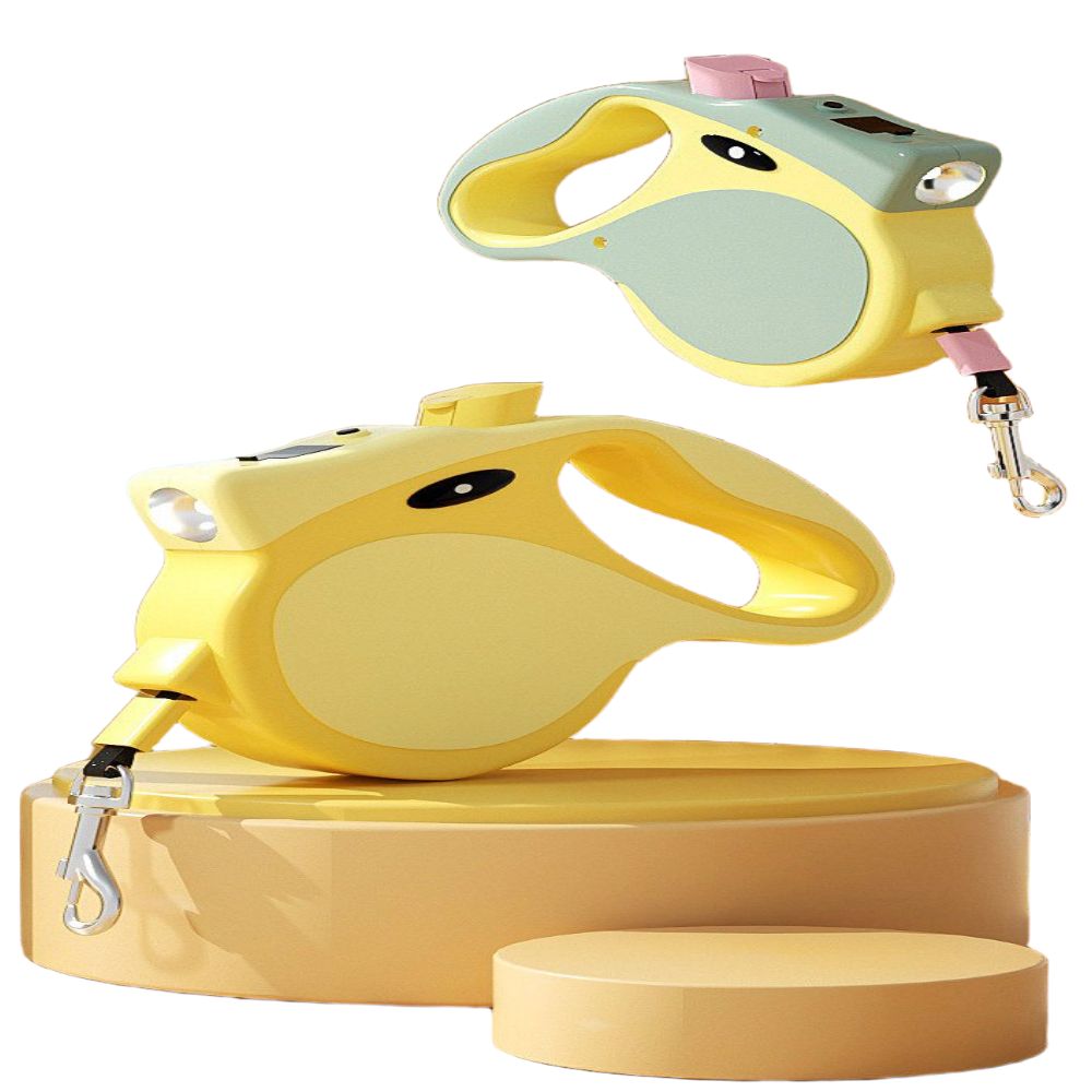 봉식스토어 애완동물 고급형 야광조명터치 꼬임방지 5m 자동리드줄, 1개, 옐로우 15,900원