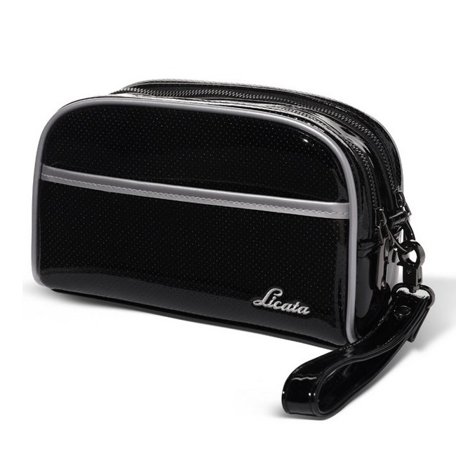 리카타 에나멜 경량 방수 골프용품 파우치백 골프공 주머니 손가방, 에나멜 블랙, 1개 23,500원